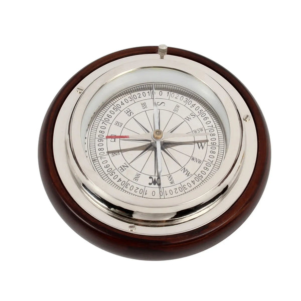 Ναυτική πυξίδα ξύλινη no 18SP www.nauticalgifts.gr