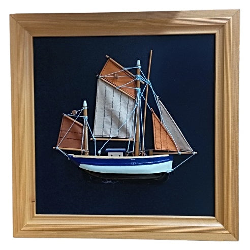 Κορνίζα με κόμπους  no157FR www.nauticalgifts.gr