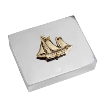 κουτί καραβάκι τριπλό πανί www.nauticalgifts.gr