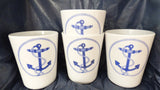 Ποτήρια με σχέδιο άγκυρα no100Mug www.nauticalgifts.gr