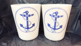 Ποτήρια με σχέδιο άγκυρα no100Mug www.nauticalgifts.gr