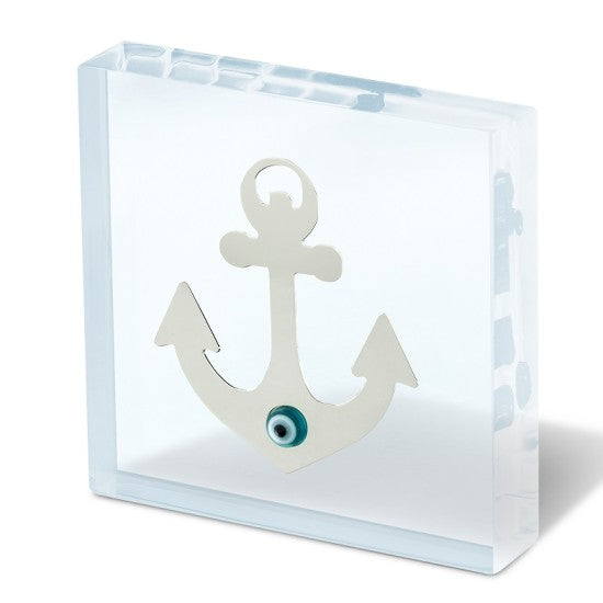 plexiglass με  άγκυρα www.nauticalgifts.gr