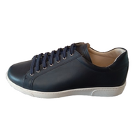Δερμάτινο Sneaker  μοκασίνι– Blue navy no 65Sh www.nauticalgifts.gr