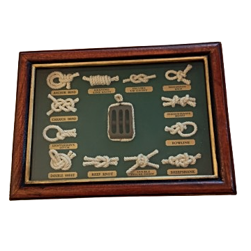 Κορνίζα με κόμπους no55FR www.nauticalgifts.gr