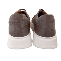 Big Steps Δερμάτινο Sneaker  μοκασίνι– Γκρί no 55Sh www.nauticalgifts.gr