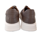 Big Steps Δερμάτινο Sneaker  μοκασίνι– Γκρί no 55Sh www.nauticalgifts.gr