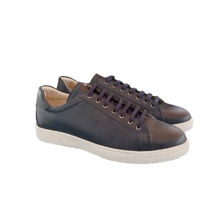 Δερμάτινο Sneaker  μοκασίνι– Blue navy no 65Sh www.nauticalgifts.gr