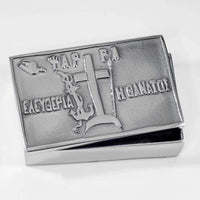 Κουτί με το Λάβαρο των Ψαρών  "ΕΛΕΥΘΕΡΙΑ Ή ΘΑΝΑΤΟΣ"  no9053EE Διακόσμηση www.nauticalgifts.gr