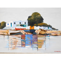 Πίνακας Ακης Τοπάλης_no28DO Painting Canvas www.nauticalgifts.gr