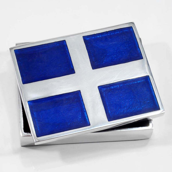 Κουτί ελληνική σημαία  no9052EE Διακόσμηση www.nauticalgifts.gr