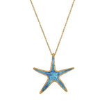 Ασημένιο κολιέ αστερίας noM68-1X Jewelry Sets www.nauticalgifts.gr