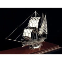 Ασημένιο καράβι Βυζαντινός Δρόμων no 558KA Silver Ships www.nauticalgifts.gr