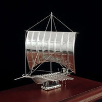 Ασημένιο Καράβι Χανίων no 560KA Silver Ships www.nauticalgifts.gr