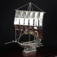 Ασημένιο Καράβι Θήρας no 562KA Silver Ships www.nauticalgifts.gr