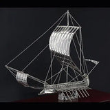 Ασημένια Τριήρης no 619KA1 Silver Ships www.nauticalgifts.gr