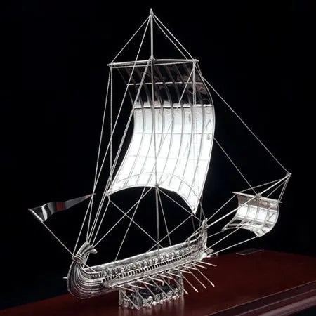 Ασημένια Τριήρης no 619KA2 Silver Ships www.nauticalgifts.gr