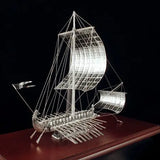 Ασημένια Τριήρης no 619KA3 Silver Ships www.nauticalgifts.gr