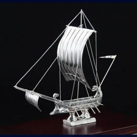 Ασημένια Τριήρης no 620KA Silver Ships www.nauticalgifts.gr