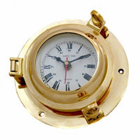 Ρολόι σε σχέδιο φινιστρίνι  no 103NA Nautical antiques www.nauticalgifts.gr