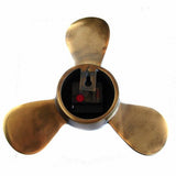 Ρολόι σε  σχέδιο προπέλα no073NA Antiques www.nauticalgifts.gr